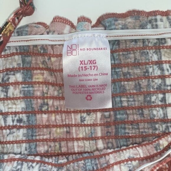 No Boundaries boho tank top Size XL - Picture 3 of 5